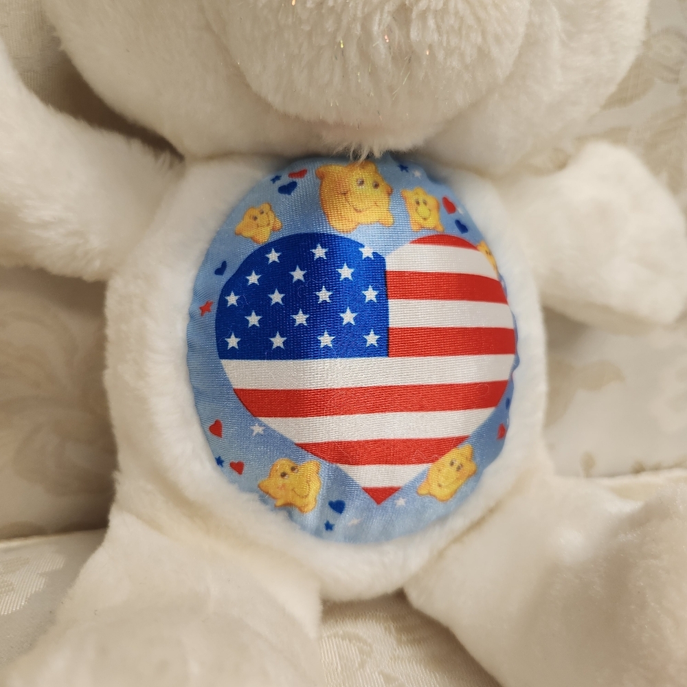 Vintage Care Bear Kenner Proud Heart Plush Stuffed Animal Environmental - Picture 3 of 13
